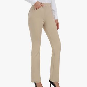 MIRITY Women's Straight Leg Yoga Dress Pants